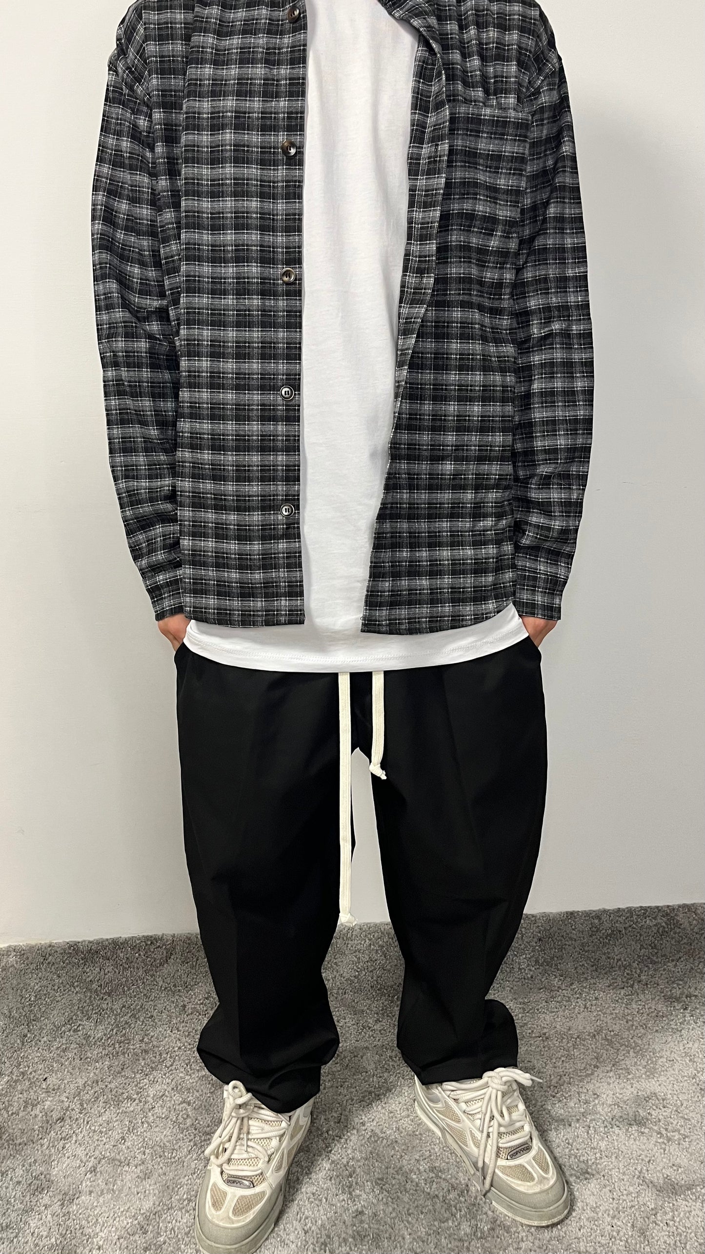 PANTALONE OVER NERO