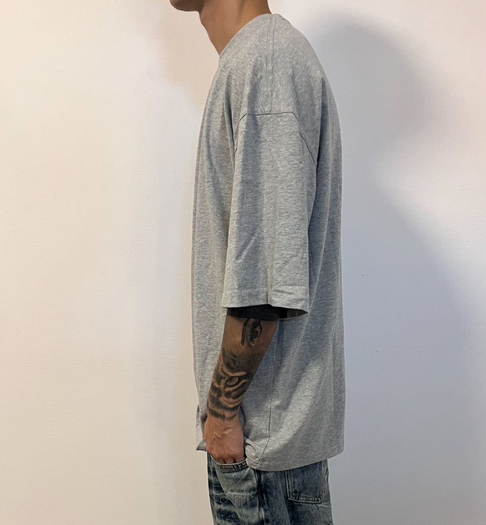 T-SHIRT OVER GRIGIO PREMIUM