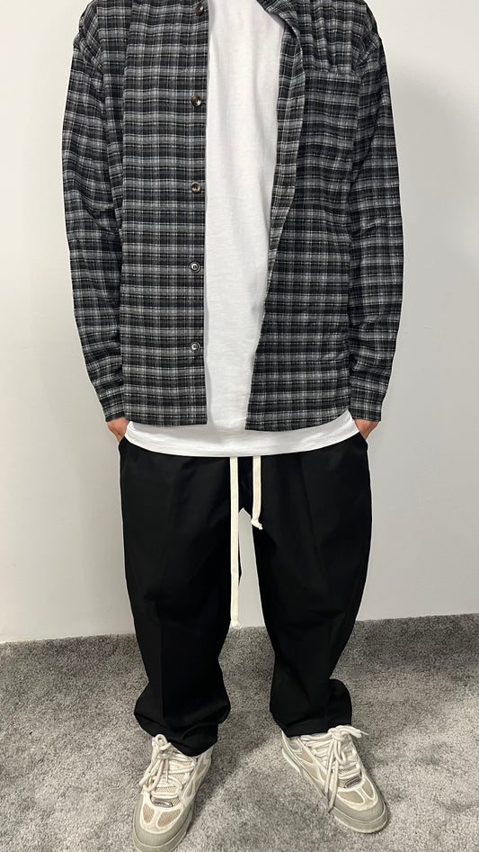 PANTALONE OVER NERO