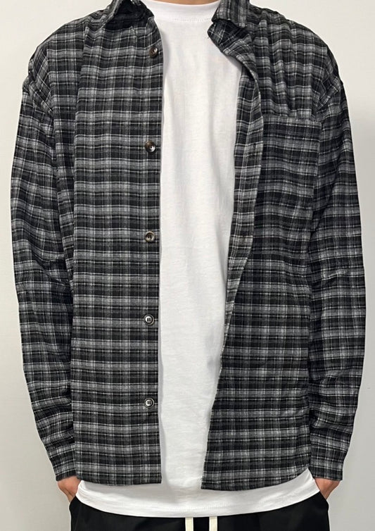 CAMICIA A QUADRI OVER NERA